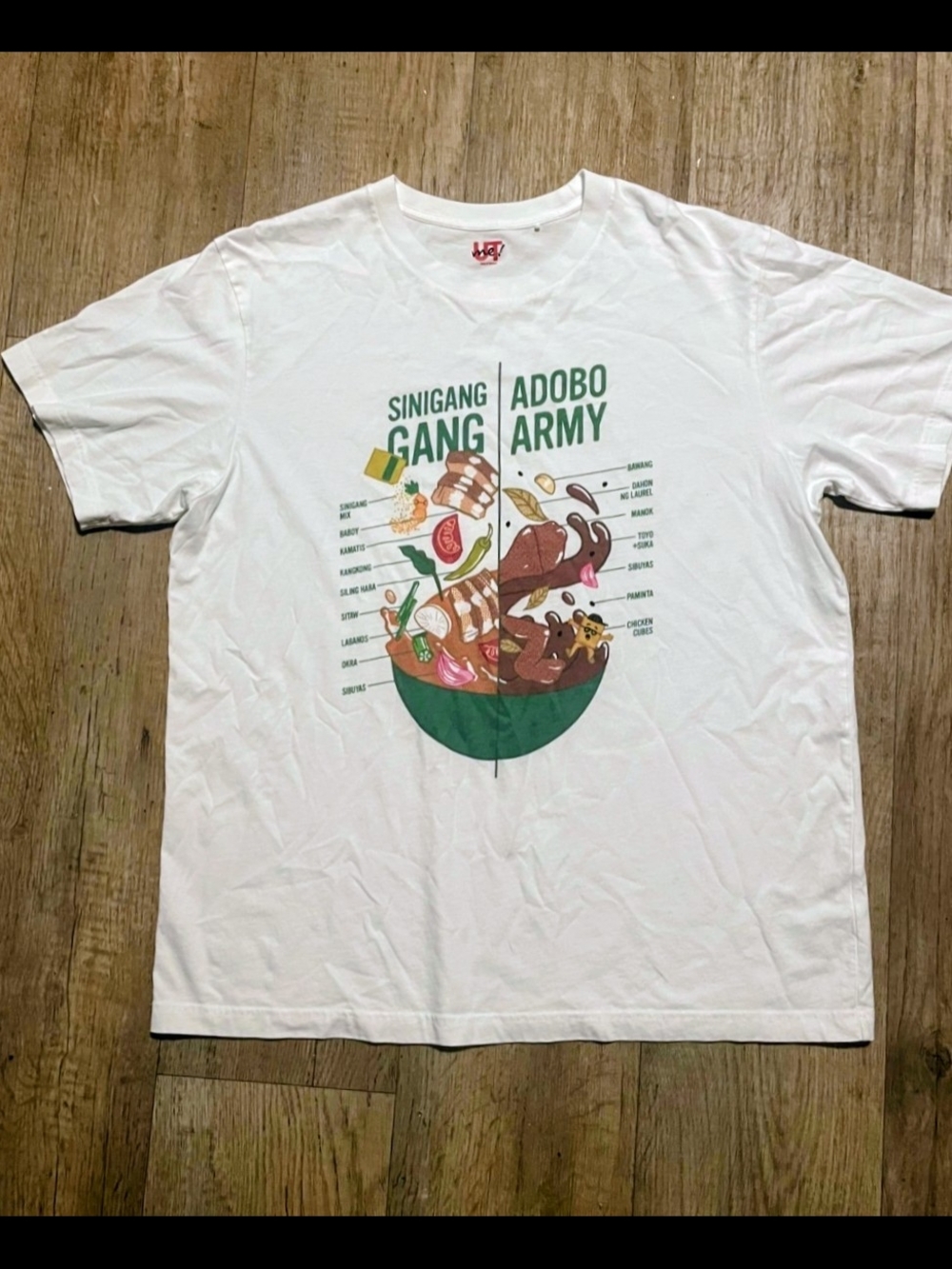 Knorr x Uniqlo UTme! "Sinigang Gang / Adobo Army" Graphic Tee.